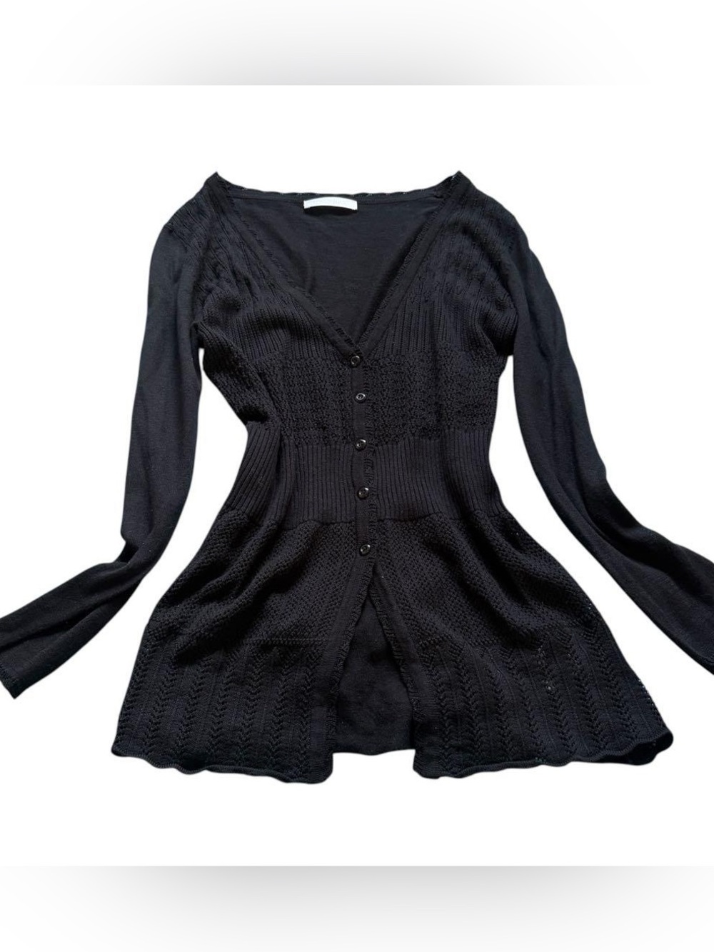 moving sale 💕 - j-fashion black tie back cardigan size m